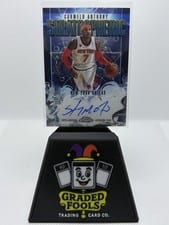 2025-26 Topps Chrome Stratospheric Signatures Carmelo Anthony #SM-CA card