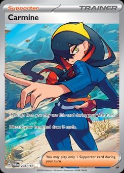 2024 Twilight Masquerade Carmine #204 card