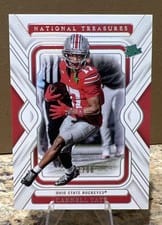 2025 Panini National Treasures Collegiate Base Set Carnell Tate #49 card