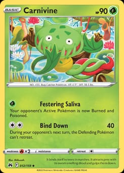 Crown Zenith Carnivine #12 card