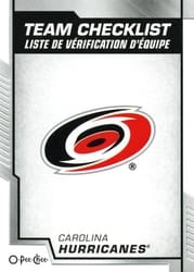 2020-21 O-Pee-Chee Base Set Carolina Hurricanes #556 card