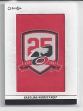 2023-24 O-Pee-Chee Team Logo Patches Carolina Hurricanes #376 card