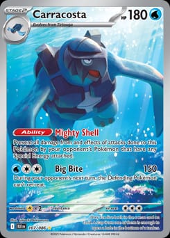 Black Bolt Carracosta #107 card