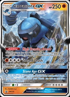 SM Black Star Promos Carracosta-GX #SM239 card