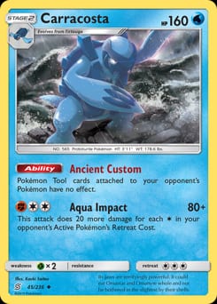 Unified Minds Carracosta #45 card