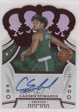 2019 Panini Crown Royale Rookie Autographs Carsen Edwards #CR-CEW card