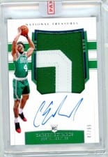 2019 Panini National Treasures Carsen Edwards #111 card