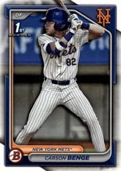 2024 Bowman Draft Base Set Carson Benge #BD-28 card