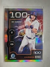2025 Bowman Bowman Scouts Top 100 Carson Benge #BTP-100 card
