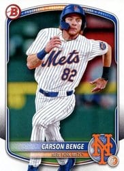 2025 Bowman Prospects Carson Benge #BP-108 card