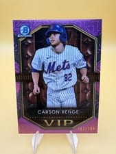 2025 Bowman Very Important Prospects Carson Benge #VIP-17 card