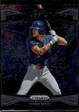 2025 Panini Prizm Fireworks Carson Benge #9 card