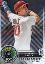 2018 Bowman Scouts Top 100 Carson Kelly #BTP-49 card