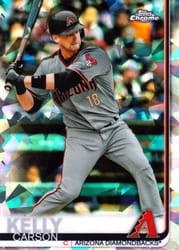 2019 Topps Chrome Sapphire Edition Base Set Carson Kelly #474 card
