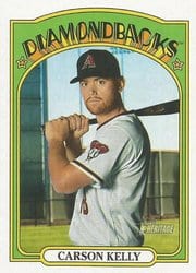 2021 Topps Heritage Base Set Carson Kelly #68 card