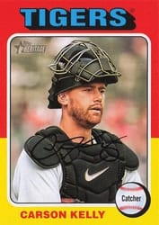 2024 Topps Heritage Base Set Carson Kelly #81 card