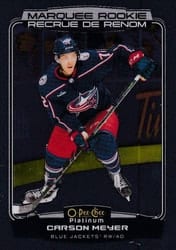 2022-23 O-Pee-Chee Platinum Base Set Carson Meyer #249 card