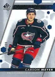 2022-23 SP Authentic Base Set Carson Meyer #179 card