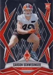 2025 Panini Phoenix Base Set Carson Schwesinger #201 card