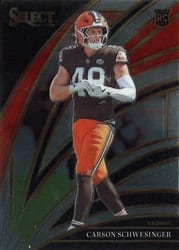 2025 Panini Select Base Set Carson Schwesinger #254 card