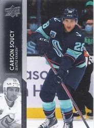 2021-22 Upper Deck Base Set Carson Soucy #630 card