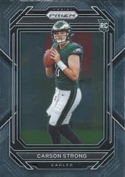2022 Panini Prizm Base Set Carson Strong #307 card