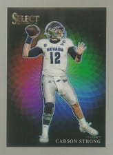 2022 Panini Select Draft Picks Color Wheel Carson Strong #CW-CS card