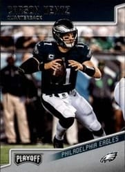 2018 Panini Playoff Base Set Carson Wentz #158 card