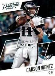 2018 Panini Prestige Base Set Carson Wentz #165 card