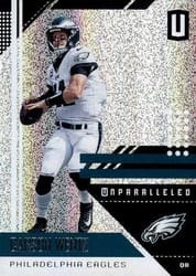 2018 Panini Unparalleled Base Set Carson Wentz #157 card