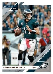 2019 Donruss Base Set Carson Wentz #202 card