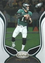 2019 Panini Certified Base Set Carson Wentz #57 card