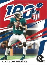 2019 Panini Chronicles Base Set Carson Wentz #77 card