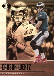 2019 Panini Illusions Base Set Carson Wentz #87 card