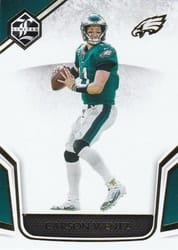 2019 Panini Limited Base Set Carson Wentz #57 card