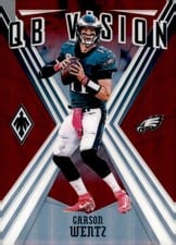 2019 Panini Phoenix QB Vision Carson Wentz #11 card