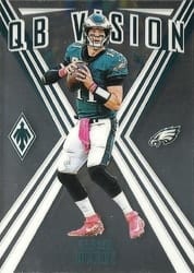 2019 Panini Phoenix QB Vision Carson Wentz #11 card
