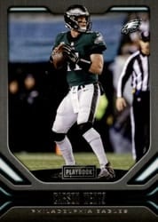 2019 Panini Playbook Base Set Carson Wentz #54 card