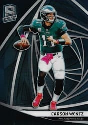 2019 Panini Spectra Base Set Carson Wentz #28 card
