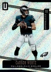 2019 Panini Unparalleled Base Set Carson Wentz #101 card