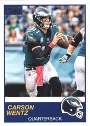2019 Score Base Set Carson Wentz #183 card