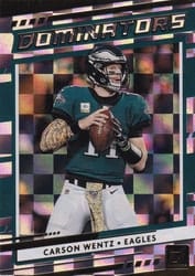 2020 Donruss Dominators Carson Wentz #D-CW card