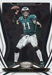 2020 Panini Certified Base Set Carson Wentz #96 card