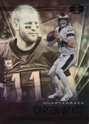 2020 Panini Illusions Base Set Carson Wentz #85 card