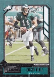2020 Panini Playbook Base Set Carson Wentz #58 card
