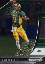 2020 Panini Prizm Draft Picks Base Set Carson Wentz #13 card