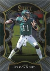 2020 Panini Select Base Set Carson Wentz #17 card