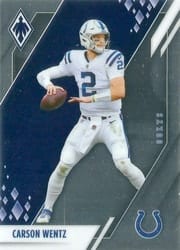 2021 Panini Phoenix Base Set Carson Wentz #44 card