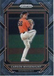 2023 Panini Prizm Base Set Carson Whisenhunt #173 card