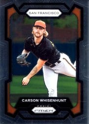2024 Panini Prizm Base Set Carson Whisenhunt #85 card